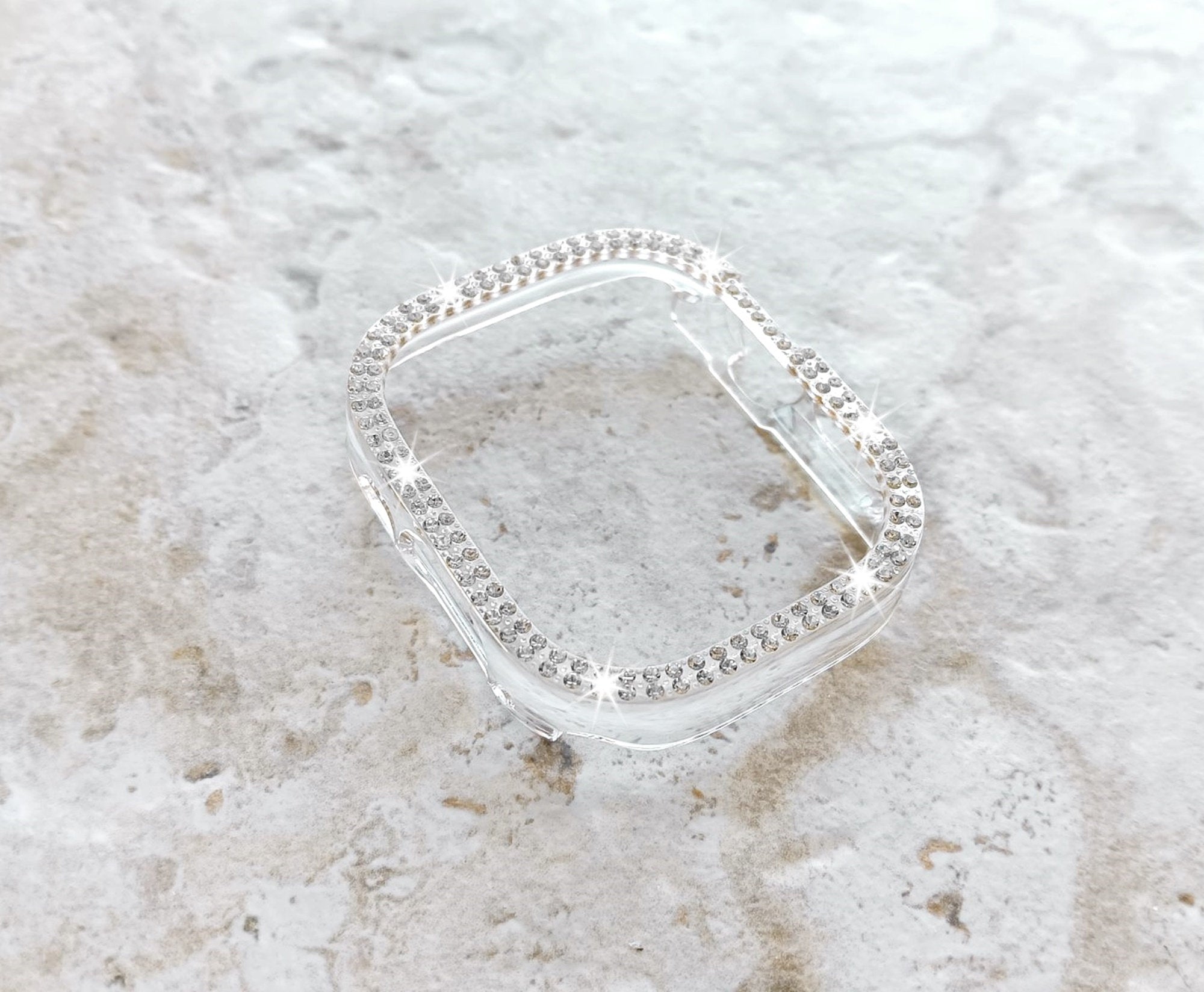 Apple Watch Crystal Bezel Bling Case Cover for Ultra 2 9 8 7 SE 6 5 4 3 2 Series 49mm 45mm 44mm 42mm 41mm 40mm 38mm Protective Bumper Frame